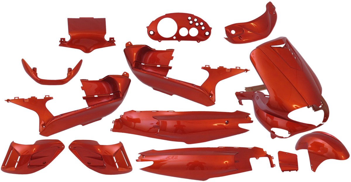 15-delige Edge kuipset voor Gilera Runner tot bouwjaar 08-2005 - Flash Orange
