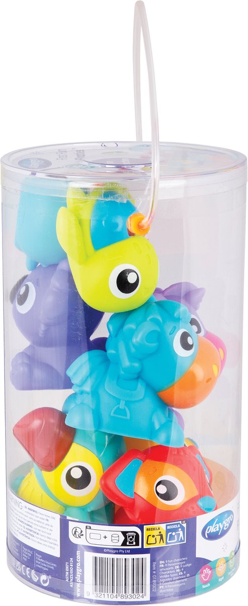 Playgro Badspeelgoed - First Fun Floaties - 8 Stuks- Volledig afgesloten - Baby Speelgoed - baby speelgoed- badspeelgoed - speelgoed baby - badspeeltjes - waterspeelgoed- baby speelgoed 6 maanden Schimmelvrij — afbeelding 6