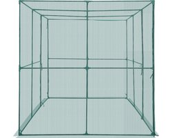 VEVOR plantenbeschermingstent, 2900x1940x1940 mm, plantenbeschermingsnet, deur met ritssluiting, winddicht, plantenkooi/kas voor verhoogde plantenbedden, buiten, tuin, terras en gazon.