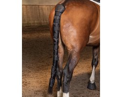 Harry's Horse Staartbeschermer lang zwart - Regendeken | Deken accessoires paard