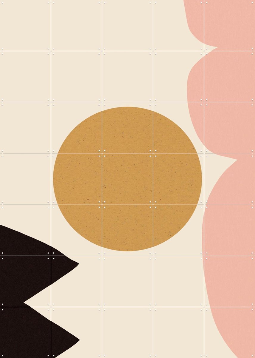 IXXI Holiday, Dan Hobday & Various - 100 x 140 cm - Gratis ophangtool - Grote wanddecoratie en posters - Grafisch Ontwerp, Abstract, Geometrische
