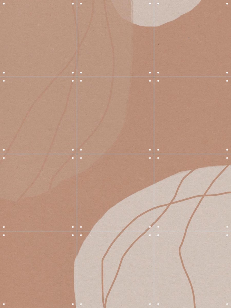 IXXI Shapes 0001, Dina Dankers & Various - 60 x 80 cm - Gratis ophangtool - Grote wanddecoratie en posters - Minimalisme, Naturalisme, Grafisch