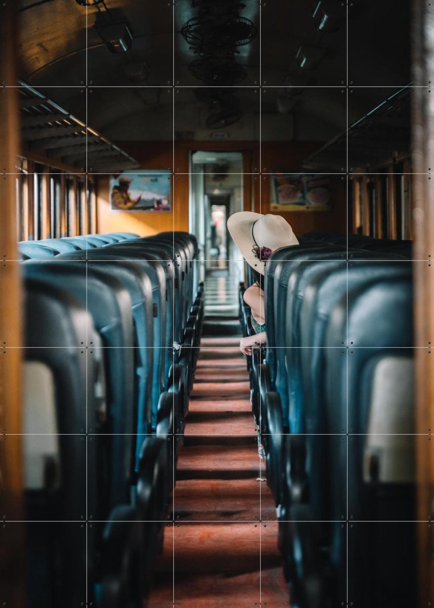IXXI Destination, Tristan Zhou - 100 x 140 cm - Gratis ophangtool - Grote wanddecoratie en posters - Vintage, Fotografie, Klassiek, Gang, Mancave