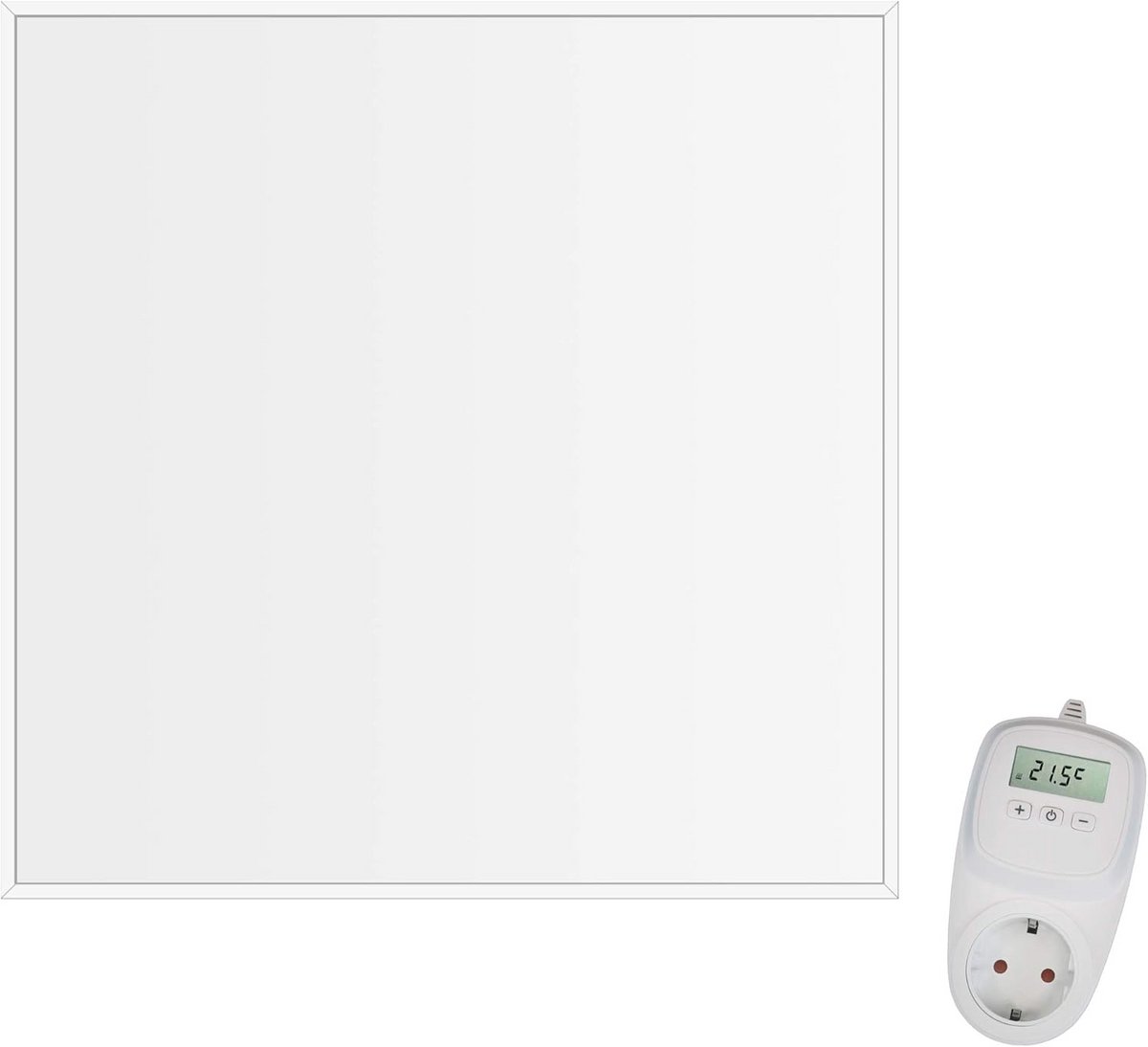 Infrarood Verwarming Paneel 360 Watt Koolstof Kristal Ultra Slank Wit Met Thermostaat