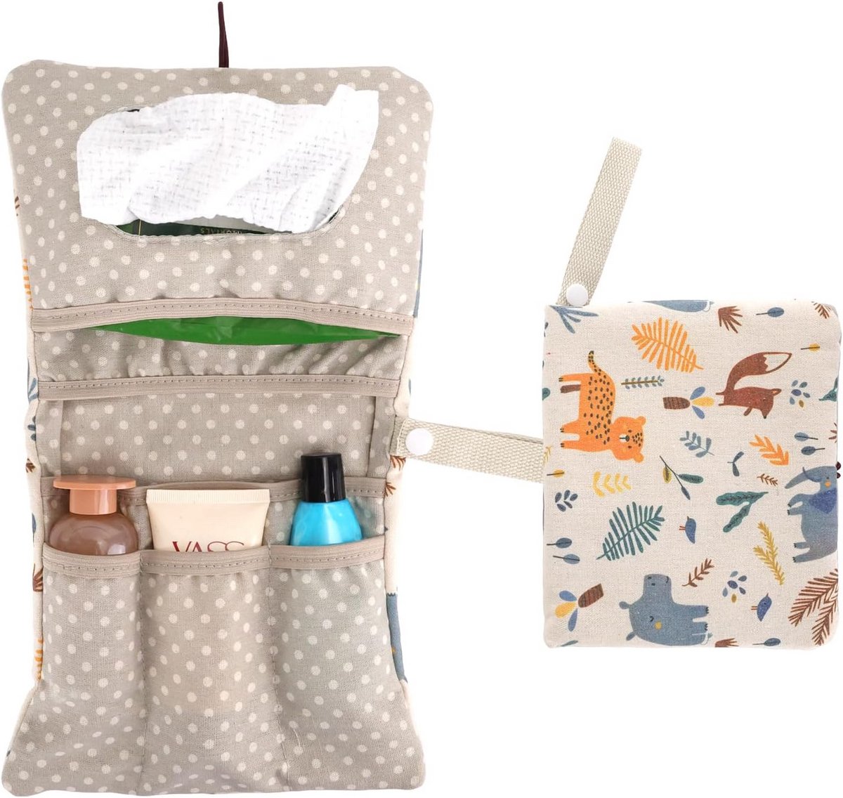 Luiertas Organizer en Cosmetische Tas 2-in-1 voor Onderweg