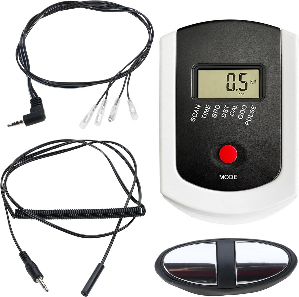 Digitale Fietscomputer met Hartslagmeter voor Binnenfietsen en Gezondheidstracking