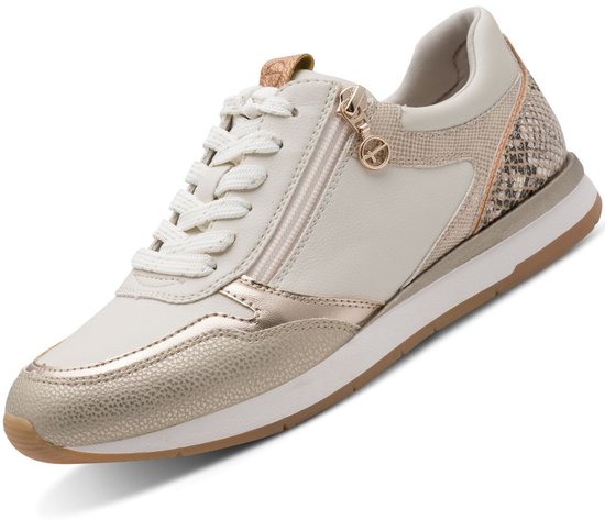 Baskets Tamaris femme blanc beige - Taille 38