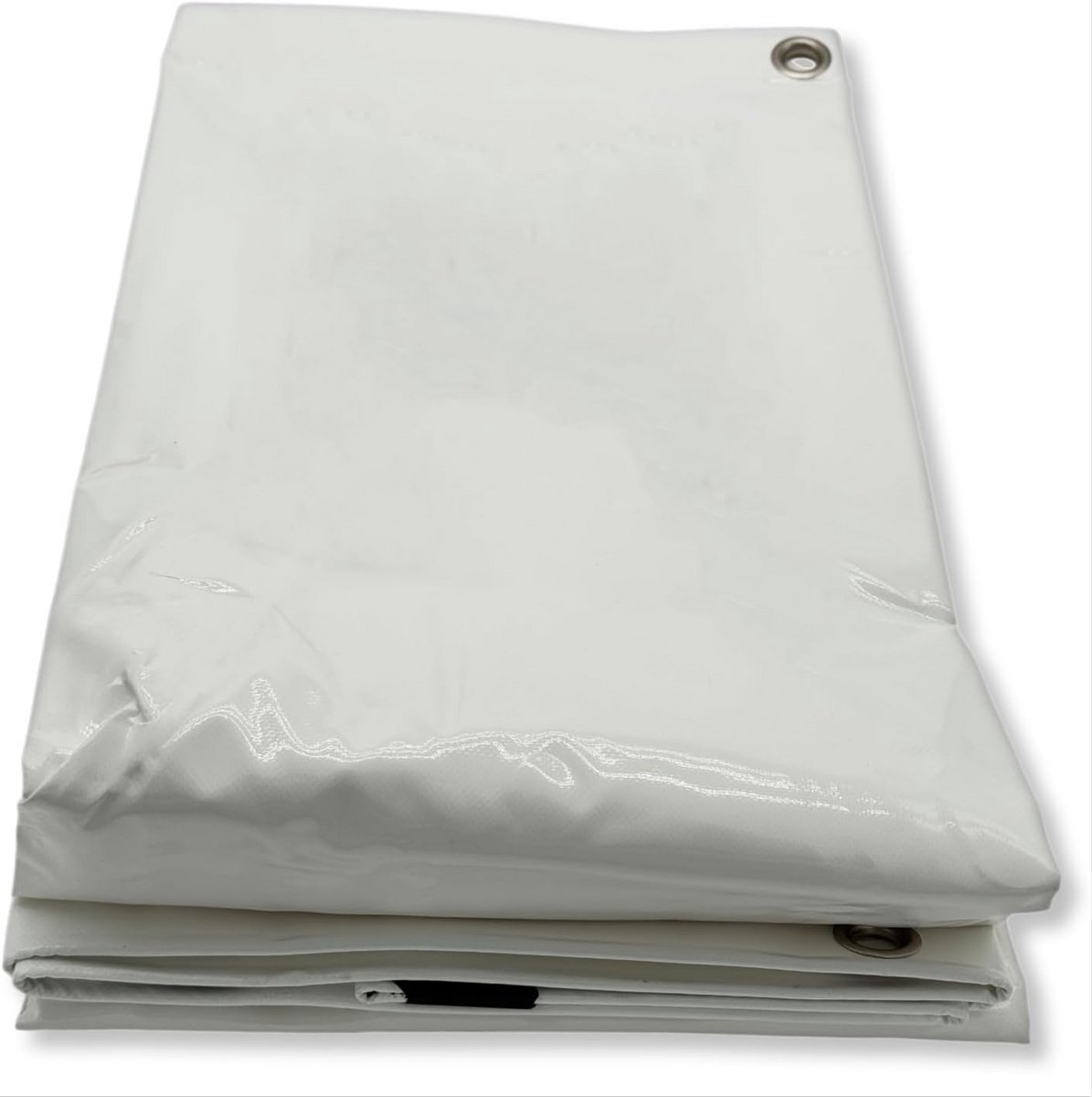 Sterk Wit PVC Zeil 5x7 Meter (35m2) - 650g/m² Waterdicht en UV-bestendig