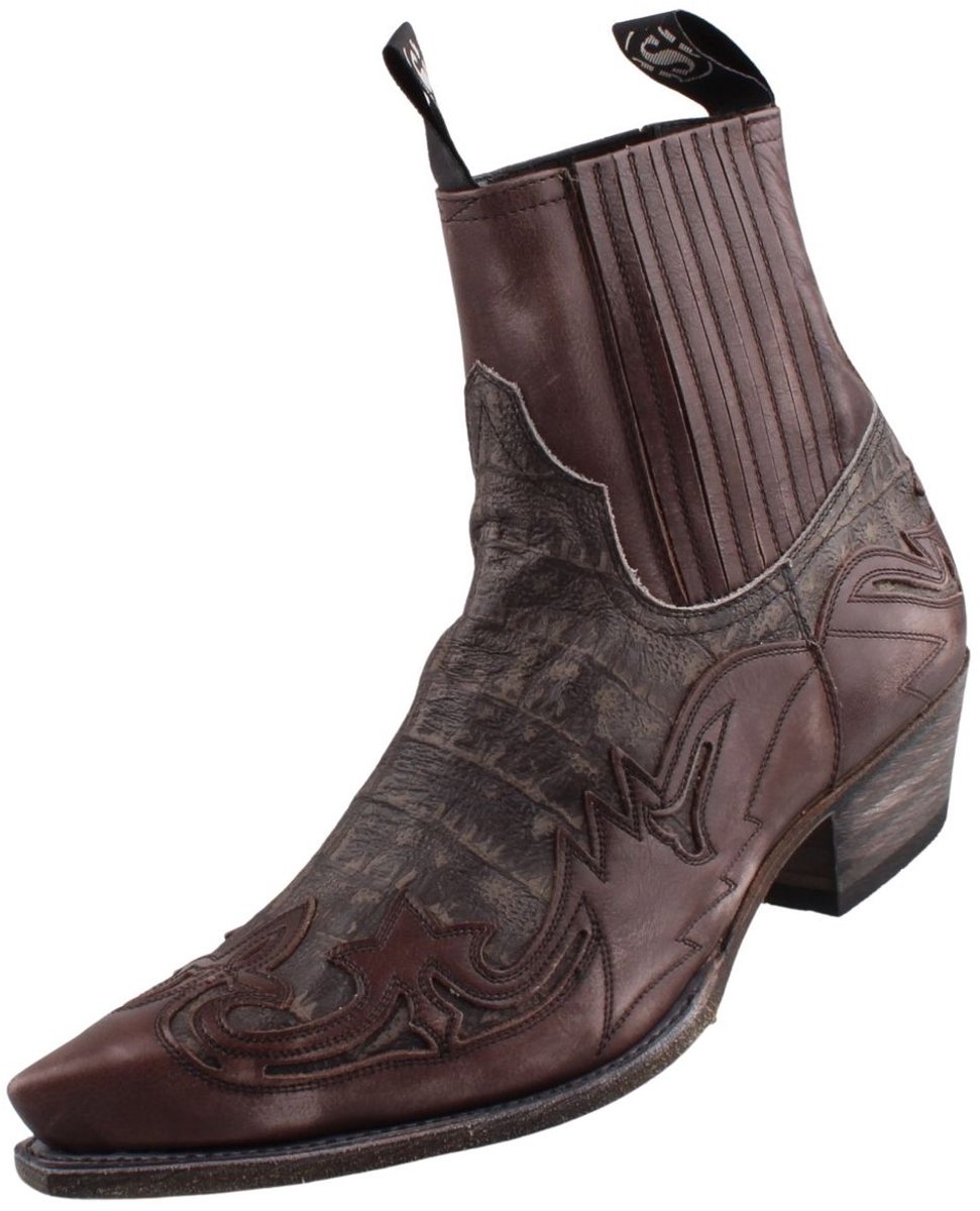 Sendra heren enkellaars 4660 grijs