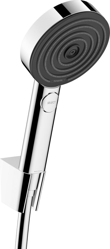 Doucheset HansGrohe Pulsify Select S 105 3 Jets Activation Met Handdouche Thermostaat Glijstang 65 Cm Schuifstuk En Doucheslang Chroom Shop C569c5