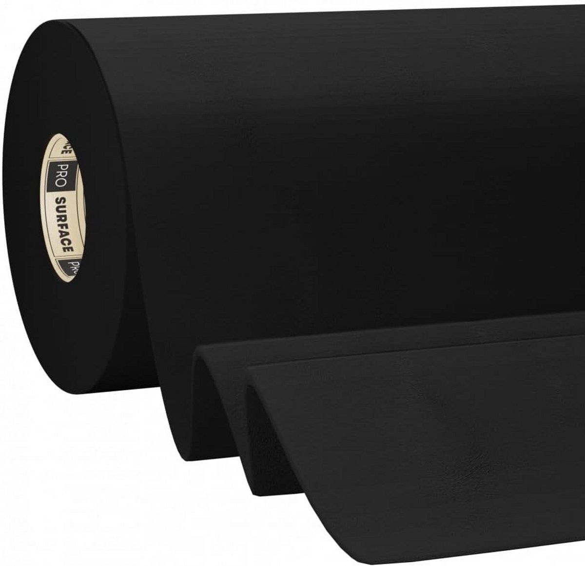 Zwart Stretch Voorbekleding Tapijt voor Camper & Bus - 4-Weg Flexibel Interieur Textiel