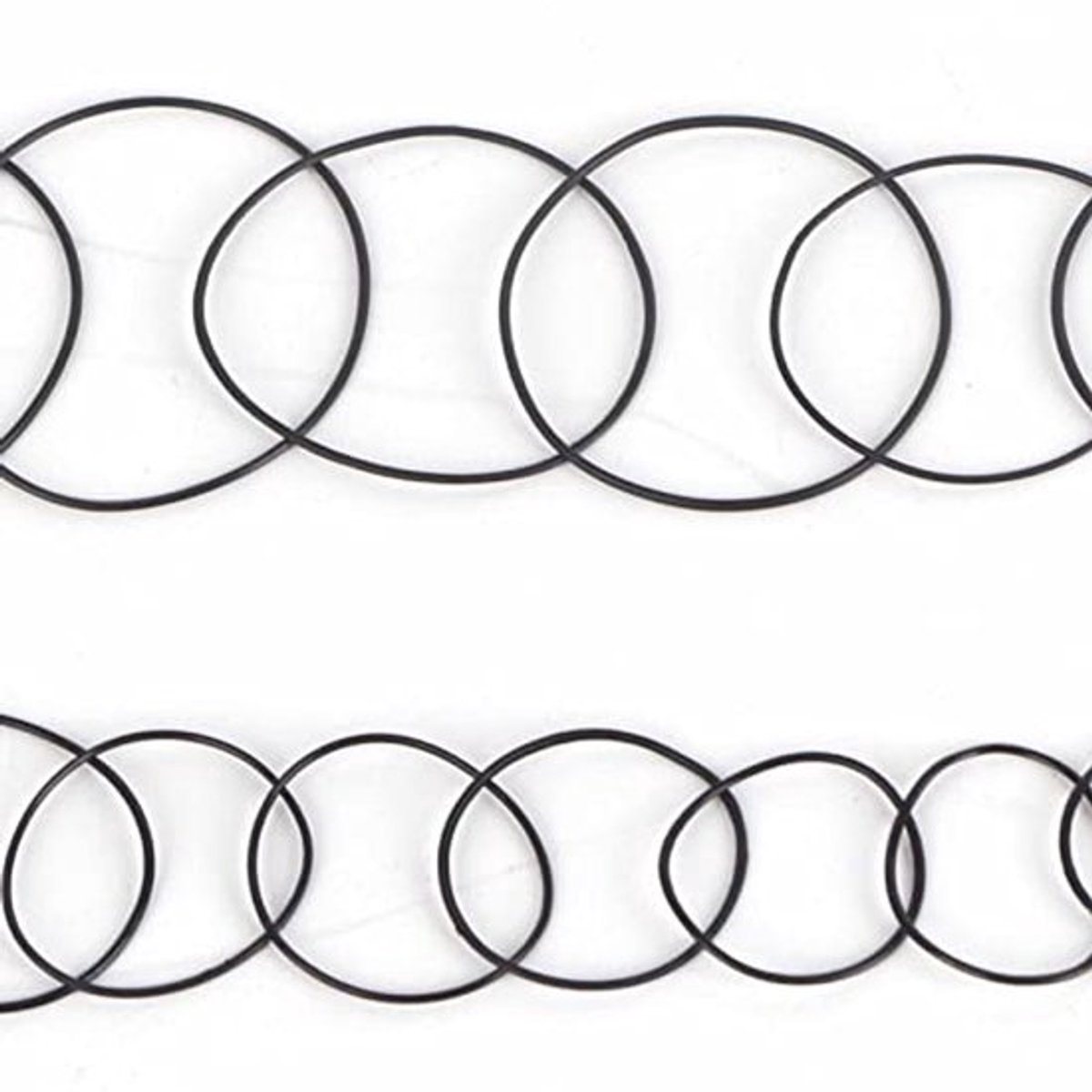 KARZO - Rubberen O-Ring Afdichting, 950 stuks-set 0.5-0.6-0.7mm 12mm-30mm Universele Rubberen O-Ring Horloge Achterkant Afdichting Pakkingen O-Ring vervanging(0,7 mm)
