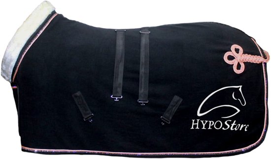 HypoStore Showdeken Luxe Black Rose Crystals-135-185