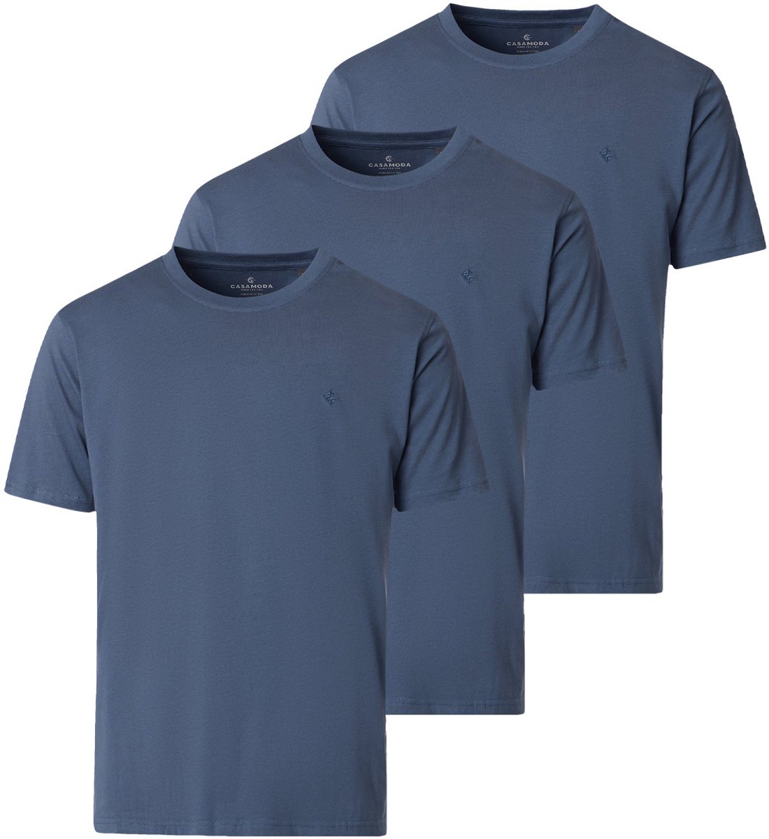 CASAMODA Heren t-shirt 3 pack Basic