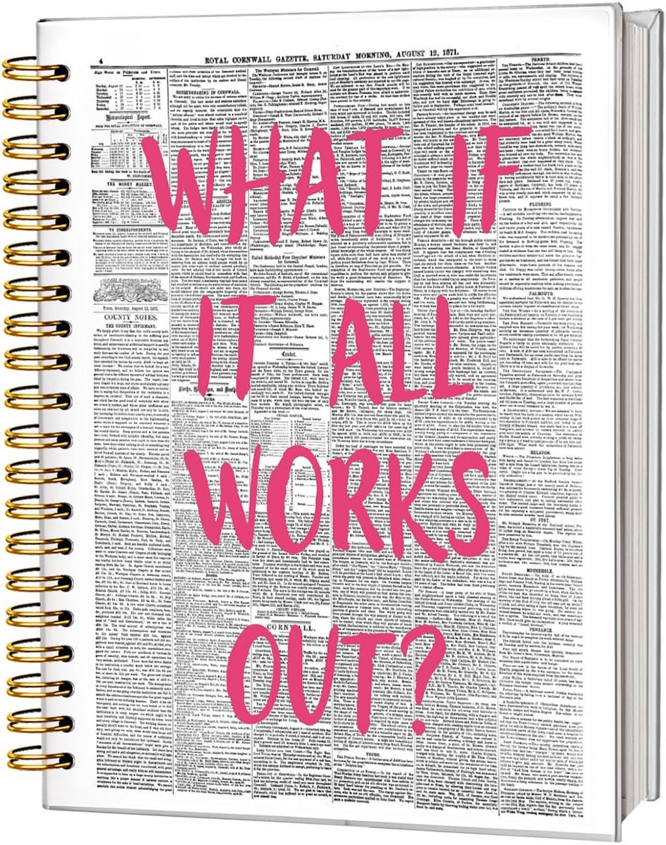 Positief Bevestigend Notitieboek Spiraal — Esthetisch en Trendy Agenda voor Meisjes en Dames A5