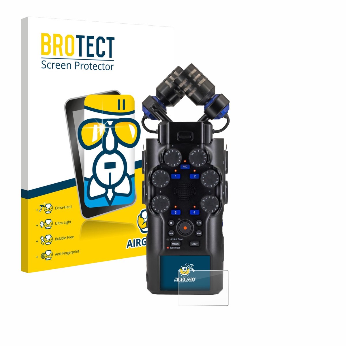 Screenprotector voor Zoom H6 studio Beschermglas transparant