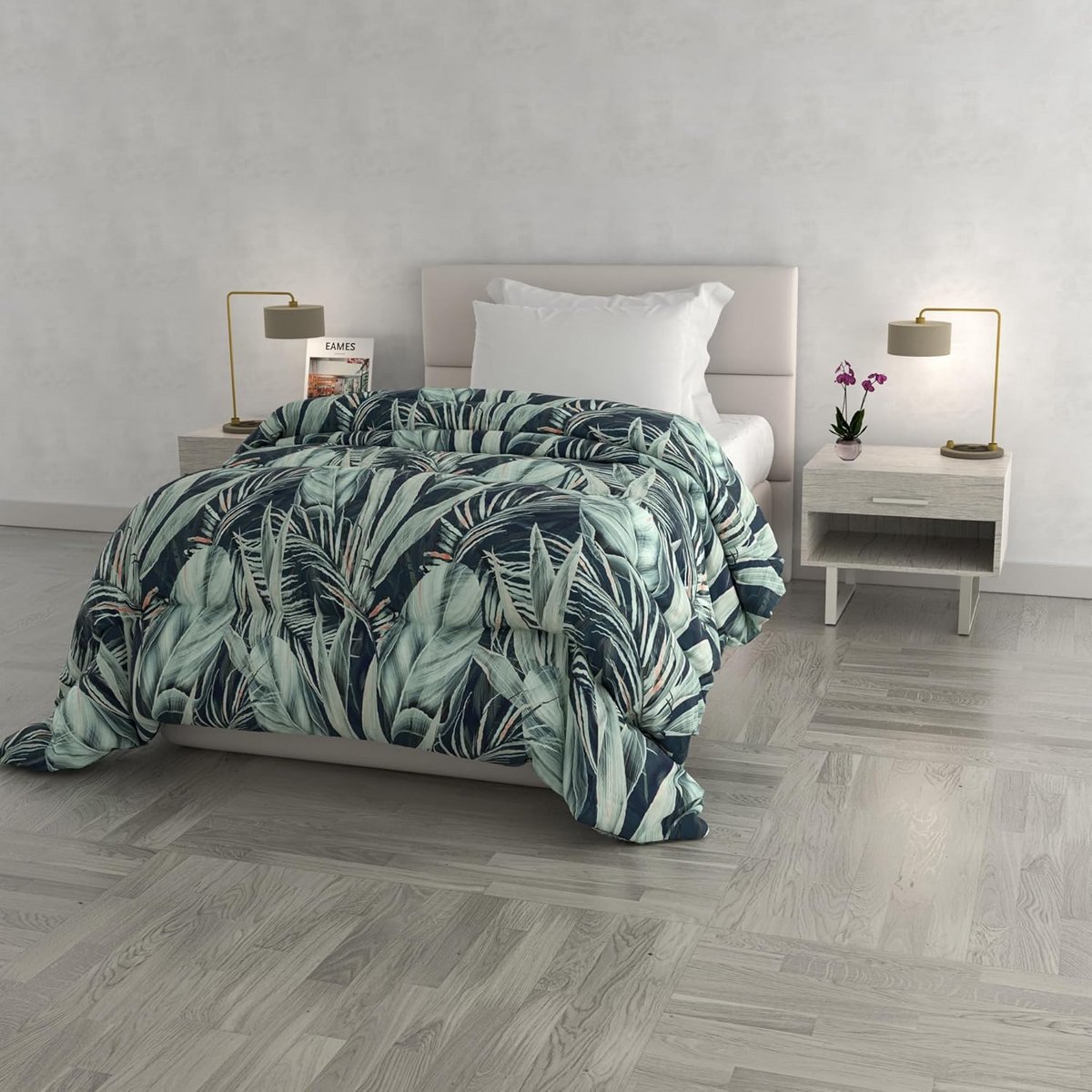 Donsvervanger Winter Quilt Tropical Print