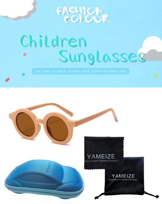 Flexibele Kinderzonnebril UV400 Bescherming voor Jongens en Meisjes (2-7 jaar) — afbeelding 4