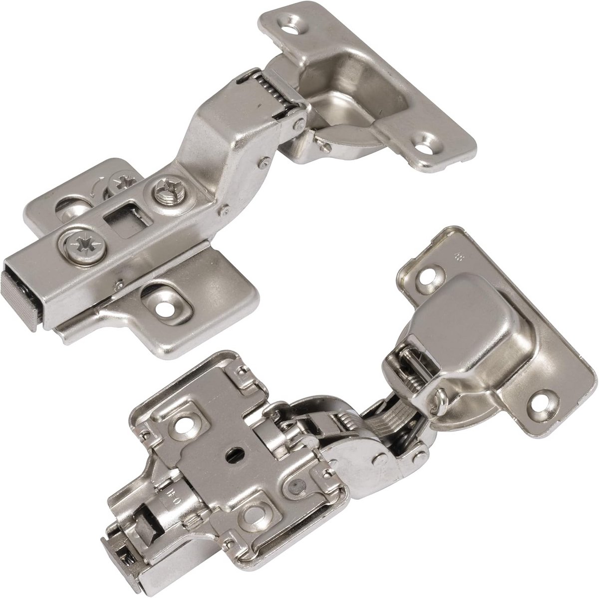 Set van 4 Onzichtbare Keukenkast Scharnieren met Soft Close en 3D-Steloptie - 110° Openingshoek