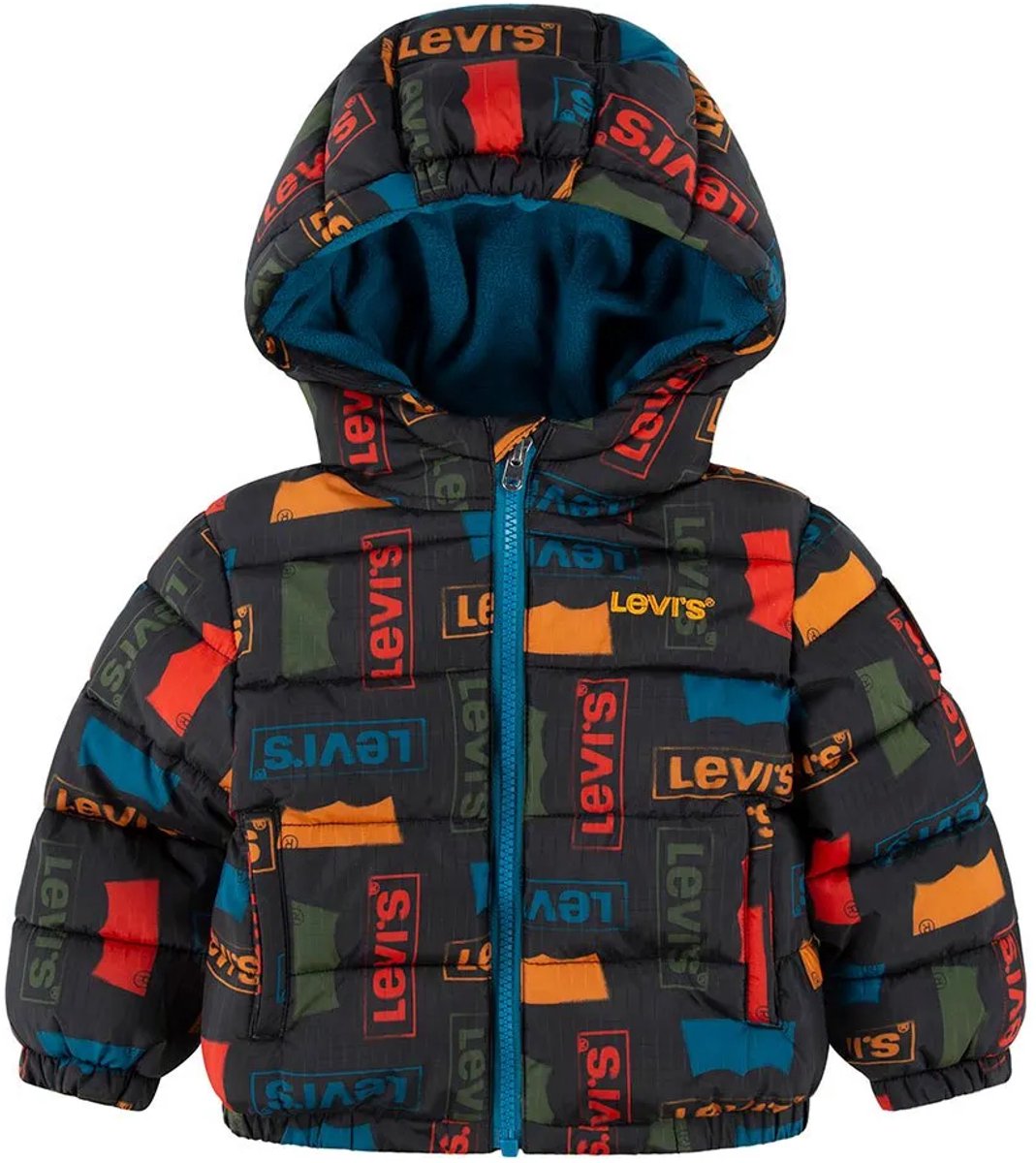 Levi´s ® Kids Core Aop Doudoune 18 Months Jongens Ocean Depths