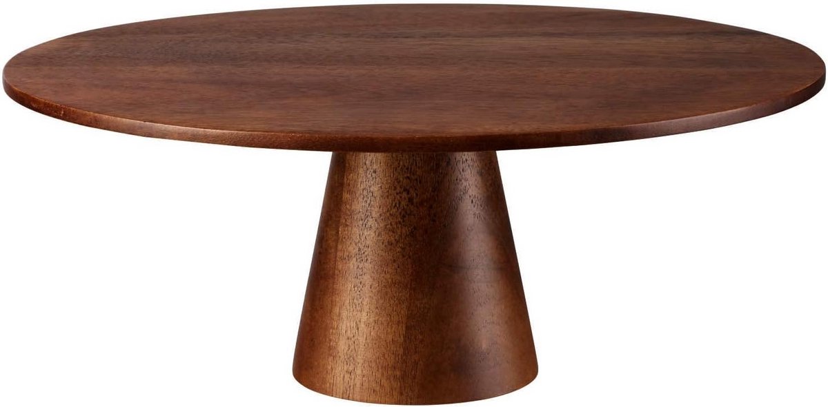 Acacia Houten Taartplateau Vierkant Bruin 29x29x11.5 cm