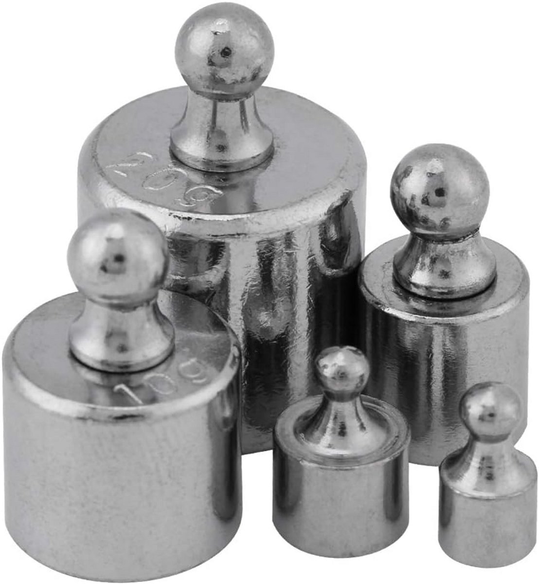 Precisie Kalibratiegewichten Set 1g t/m 20g voor Weegschalen en Balansen
