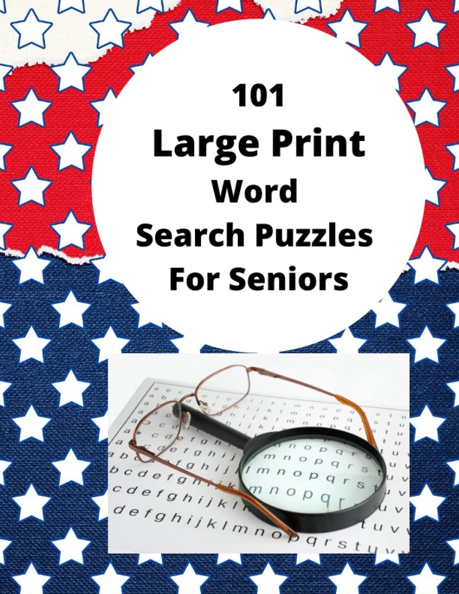 101 Grote Letter Woordzoekers Puzzelboek voor Seniors en Volwassenen
