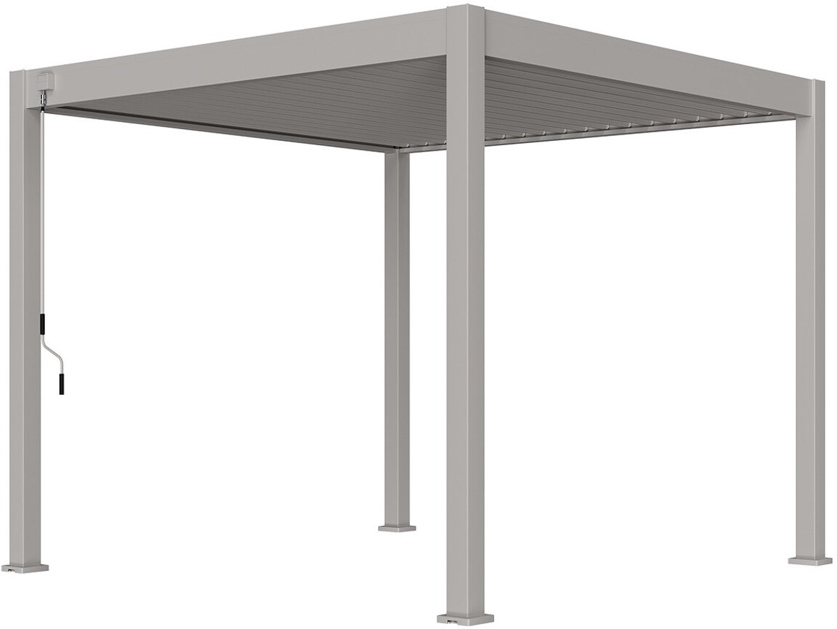Garden Impressions Pergola bioclimatic tuinpaviljoen 300x300xH255 cm - zand