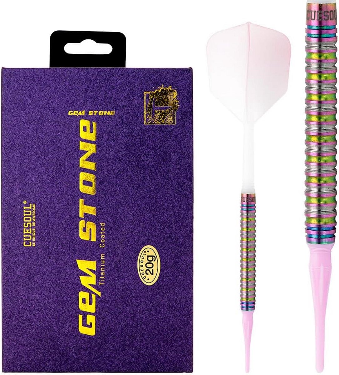 Professionele 90% Tungsten Darts Set Zachte Tip met Titanium Coating en Gradiënt Vluchten