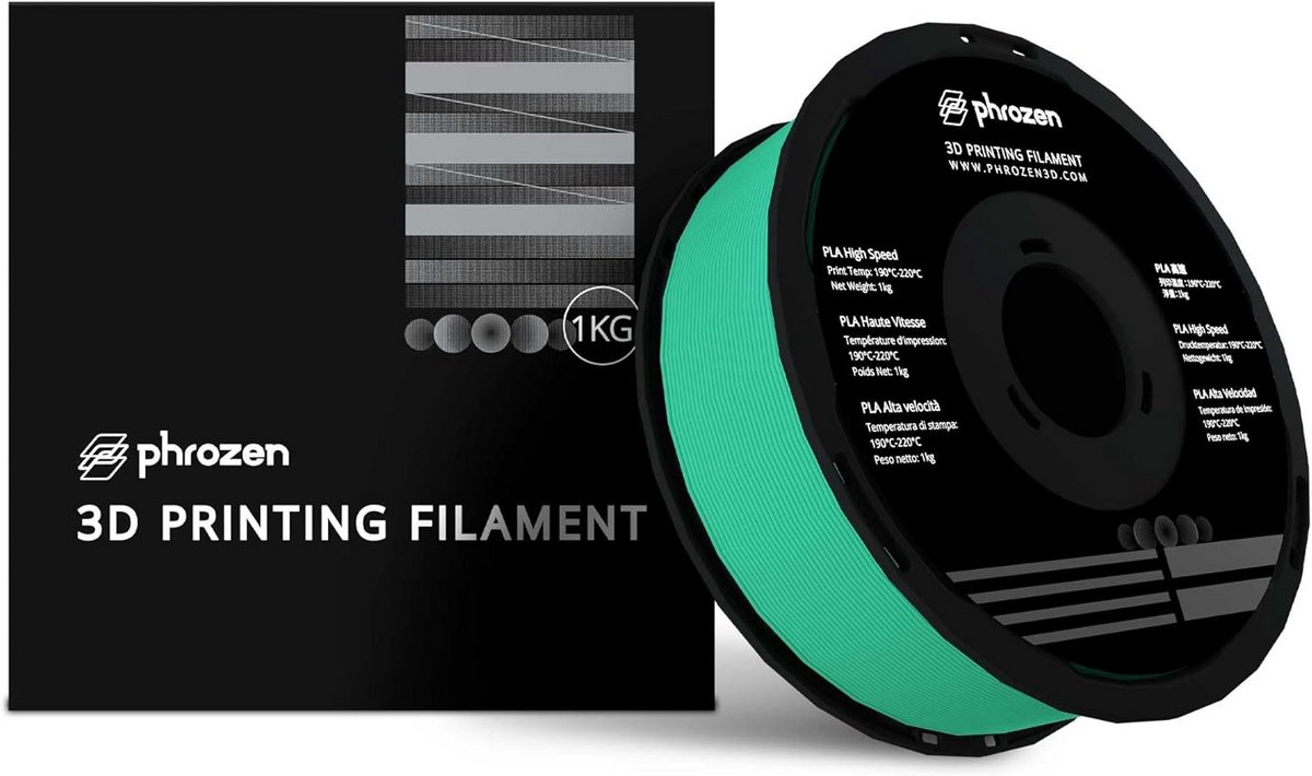Hoge Snelheid PLA 3D-printer Filament 1,75 mm Groen 1KG Spoel
