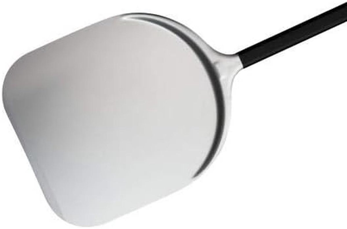 Rechthoekige Pizzaschep van Aluminium 33x33 cm met Lange Handgreep