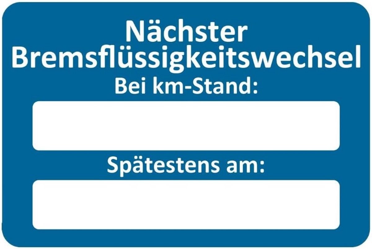 Service Stickers Werkplaats: Onderhoud & Volgende Keuring Stickers (50 Stuks)