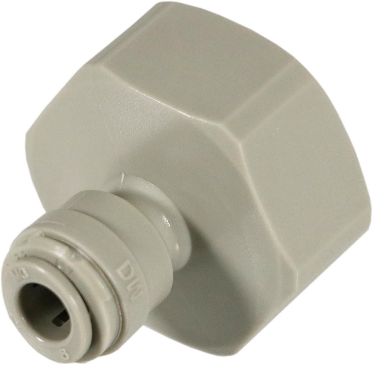 Wateraansluiting Adapter 1/4" Push Fit naar 3/4" BSP voor Amerikaanse Koelkast en Waterleidingen