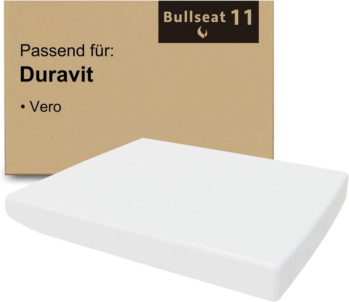WC-bril passend voor Duravit Vero | Softclose en Afneembaar | RVS Bevestiging