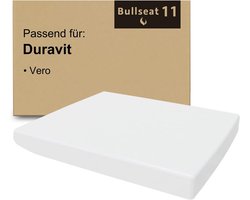 WC-bril passend voor Duravit Vero | Softclose en Afneembaar | RVS Bevestiging