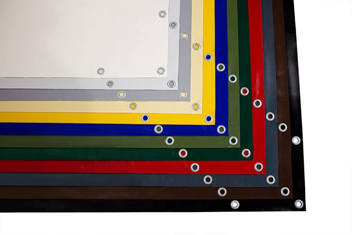 Zeer Sterk Vrachtwagenzeil PVC 610 g/m² - Waterdicht en UV-bestendig - Bruin 3 x 4 Meter