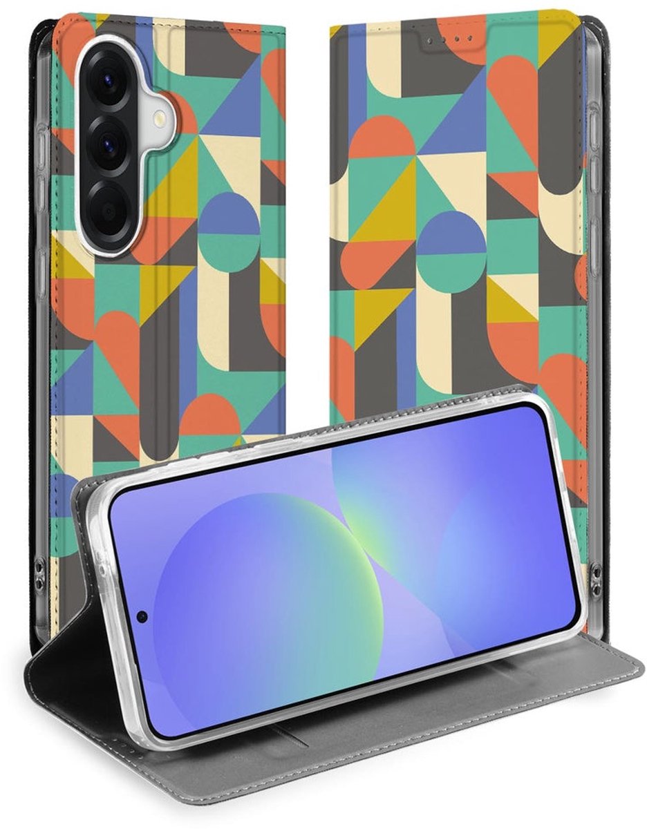 Standcase Hoesje voor Samsung Galaxy A37 Book Case Funky Retro