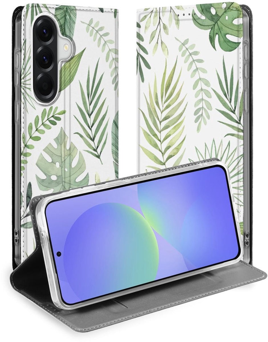 Bookcase Samsung Galaxy A37 Leaves