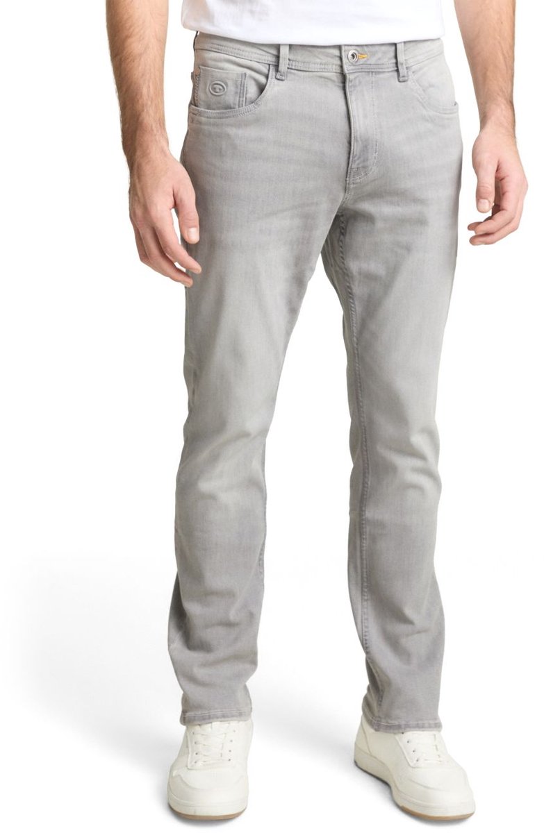 Tom Tailor Heren Jeans Broeken regular/straight Fit Grijs 38W / 34L Volwassenen