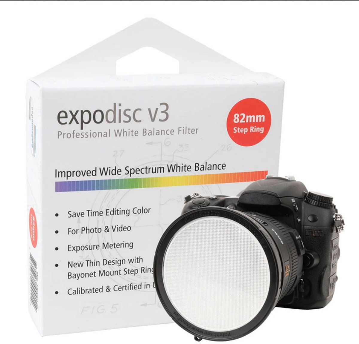 ExpoDisc v3 Witbalansfilter 82mm
