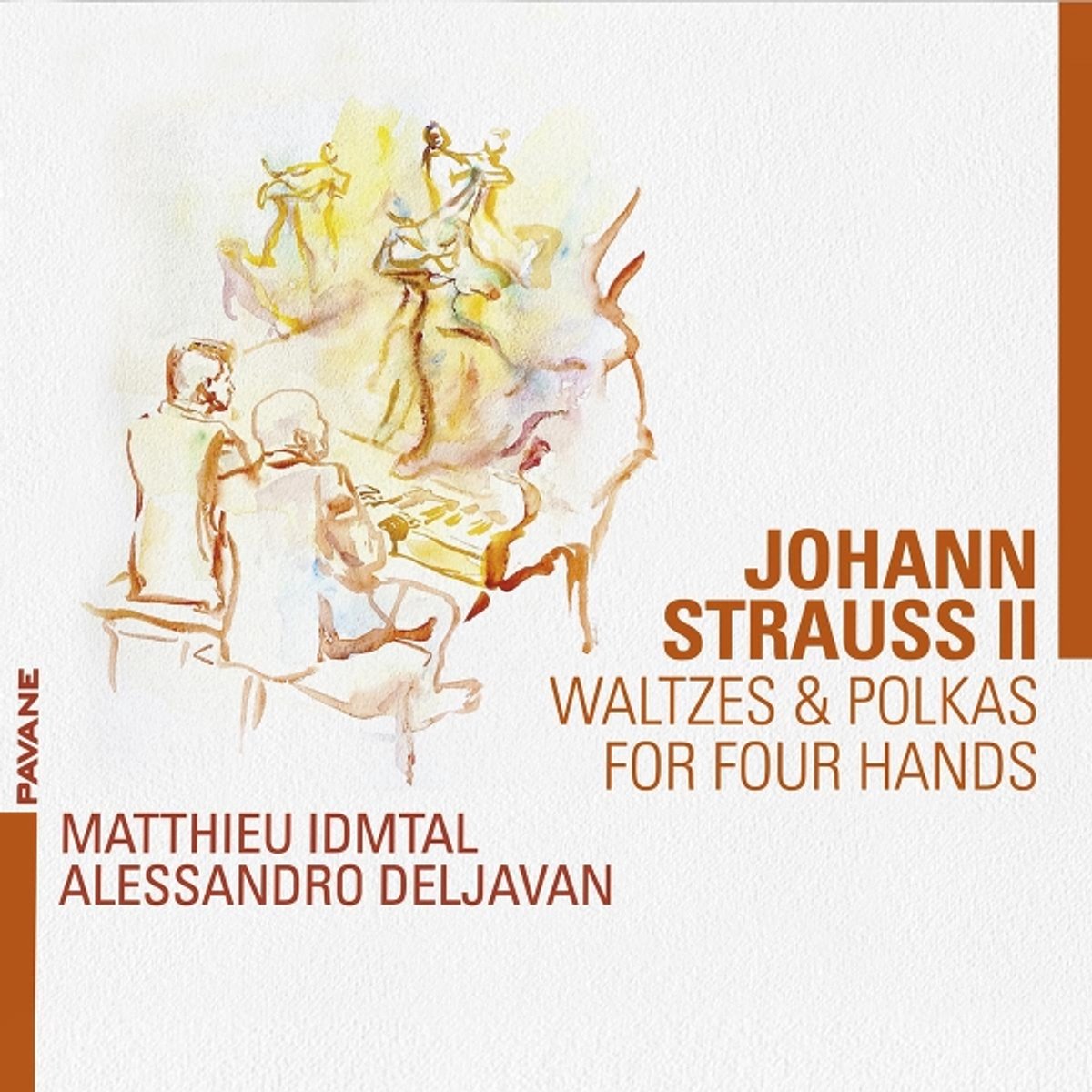 Alessandro Deljavan, Matthieu Idmtal - Johann Strauss II: Waltzes & Polkas For Four Hands (CD)