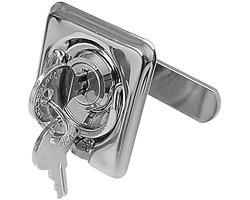 RVS luikring met slot