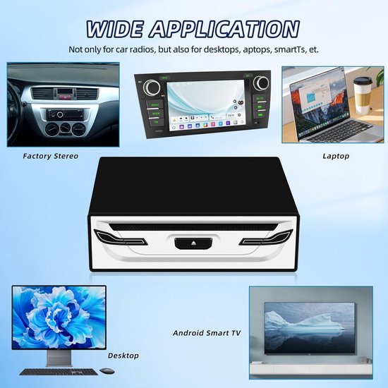 Externe CD/DVD Speler voor Auto, Laptop en TV - Plug & Play met USB — afbeelding 2