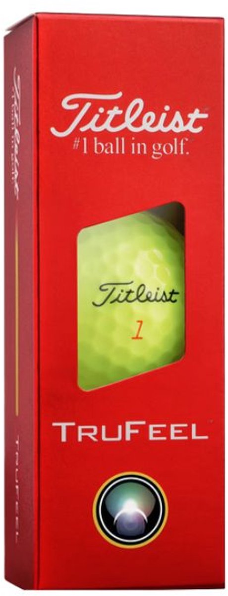 Titleist TruFeel Golfballen Geel 2026 van Merkloos — afbeelding 5