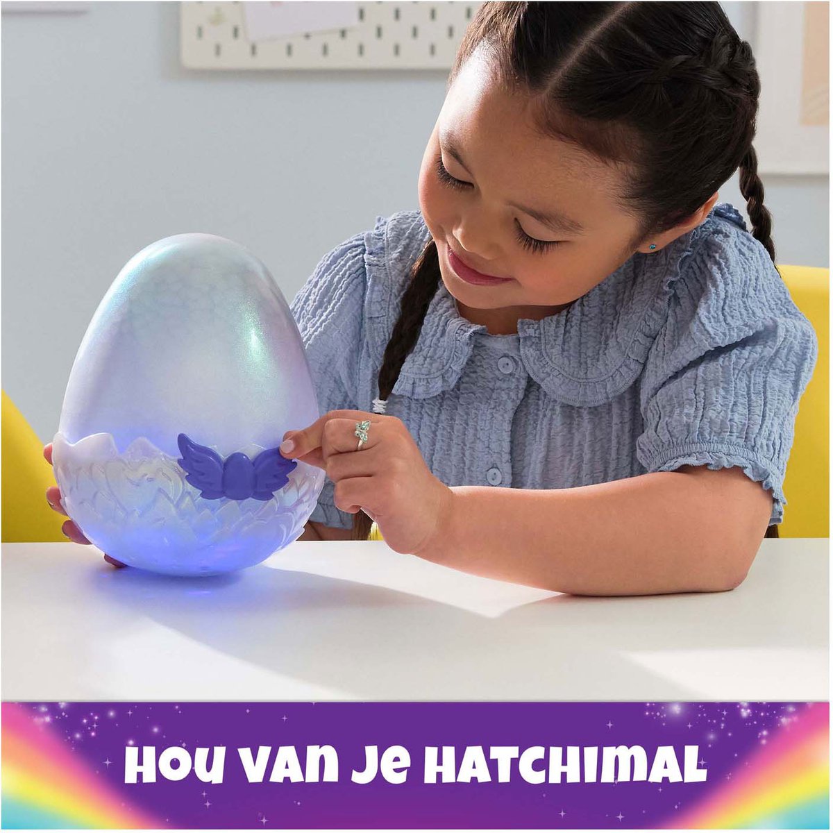 Hatchimals Alive - Mystery Hatch Draggle - Interactief verrassingsspeelgoed in een ei met mist, lichtjes en geluiden — afbeelding 17