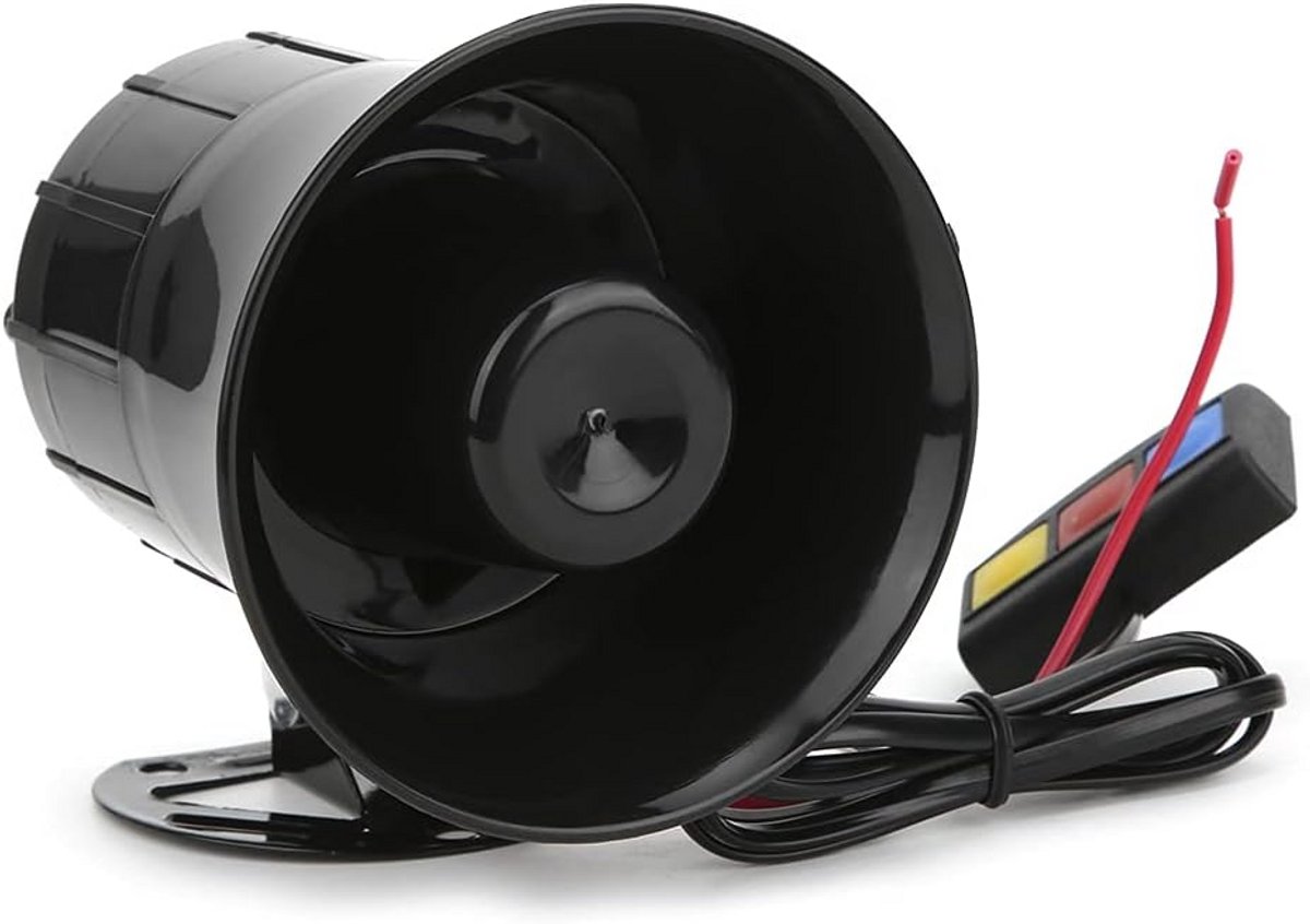 Universele 12V Auto Hoorn met 3 Tonen - Luid 30W Elektrische Luidspreker voor Auto & Motorfiets