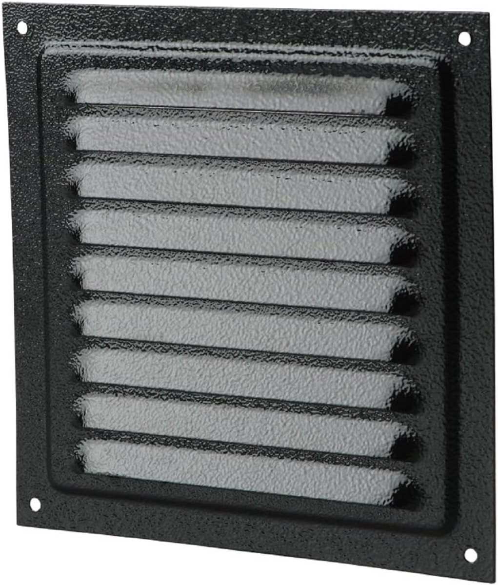 Vierkant Ventilatierooster 30x30 cm met Insectenhor voor Toevoer en Afvoer