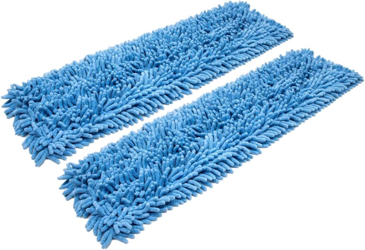 24 Inch Microvezel Dweildoeken Blauw – Geschikt voor Vloerwisser Frames – 2 Stuks