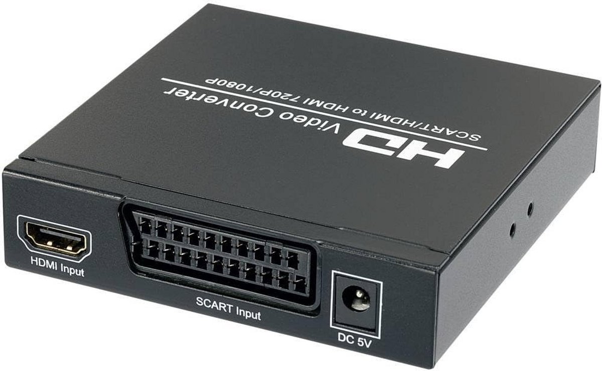 AV Converter SCART naar HDMI Upscaler voor Analoog Signaal Full HD