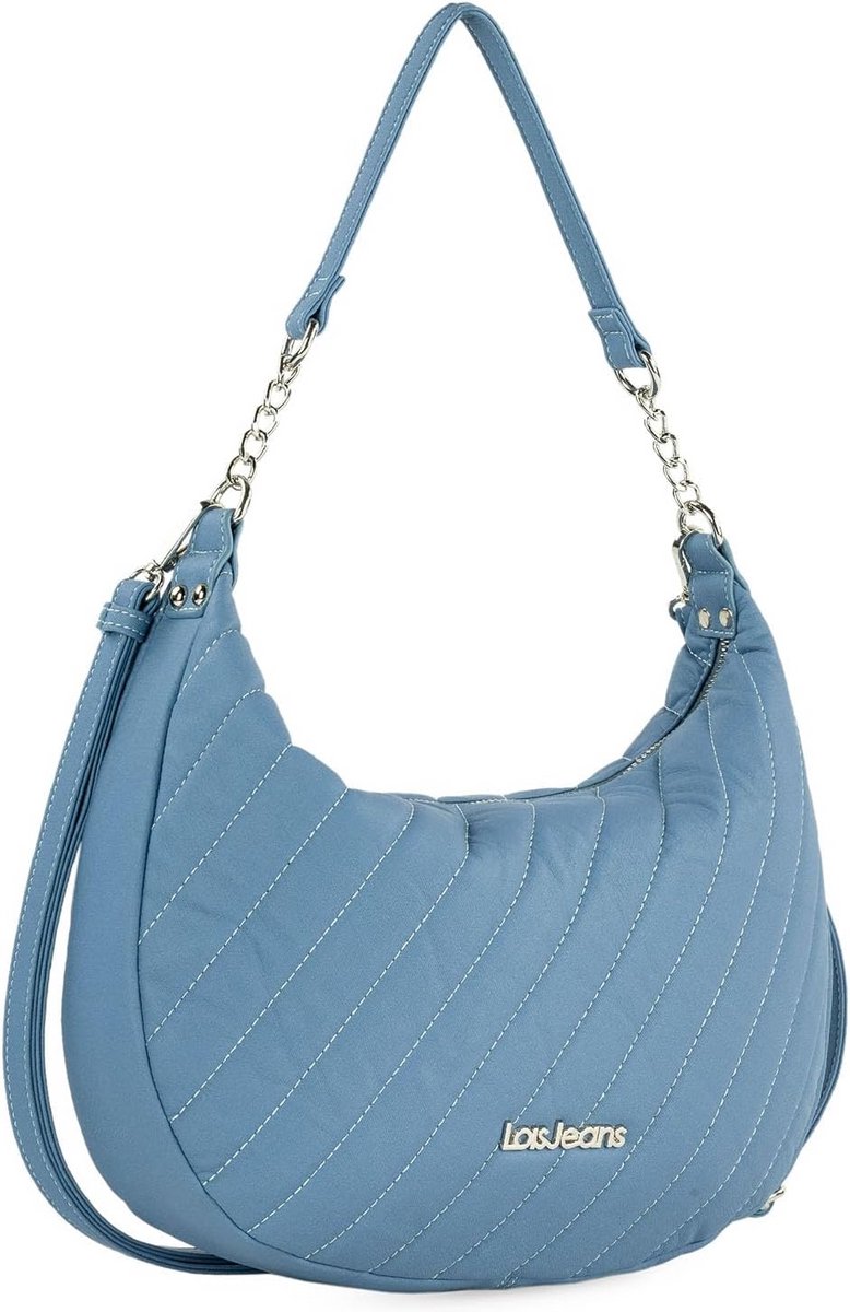 Stijlvolle Blauwe Damestas Schoudertas - Grote Tote Bag